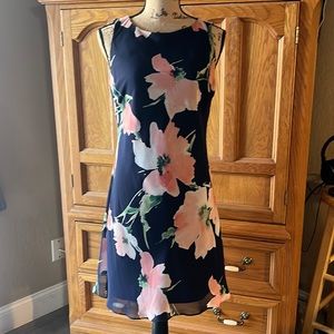 Lovely American Living, navy lined dress in size small
